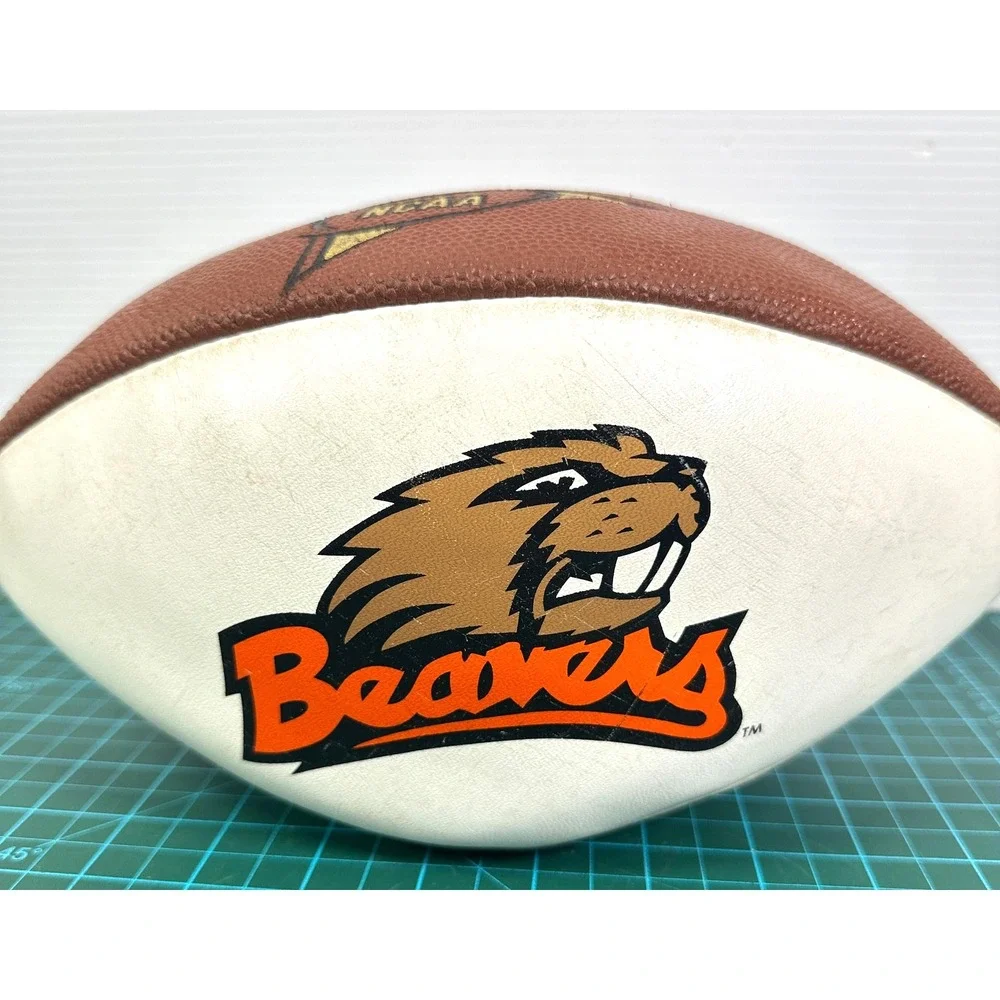 Oregon State Beavers Football NCAA Football Wilson Souvenir Made In USA Two Tone